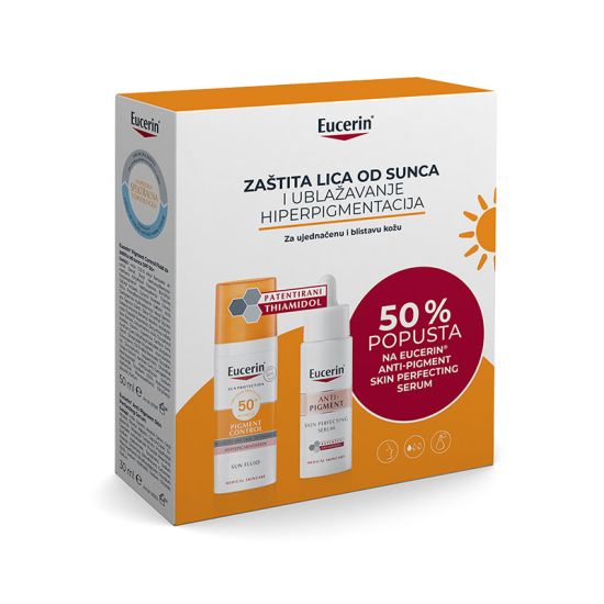 Eucerin Box – Sun Pigment Control SPF50+ + Pigment Control Serum
