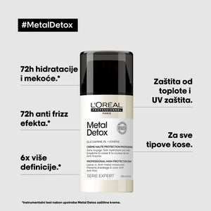 L'Oréal Professionnel Metal Detox zaštitna krema za kosu 100ml