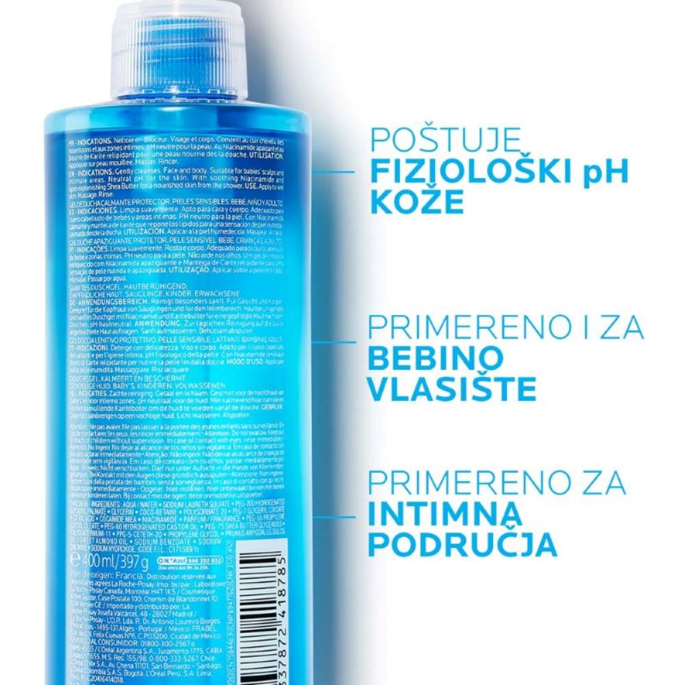 La Roche-Posay LIPIKAR GEL LAVANT Umirujući i zaštitni gel za tuširanje