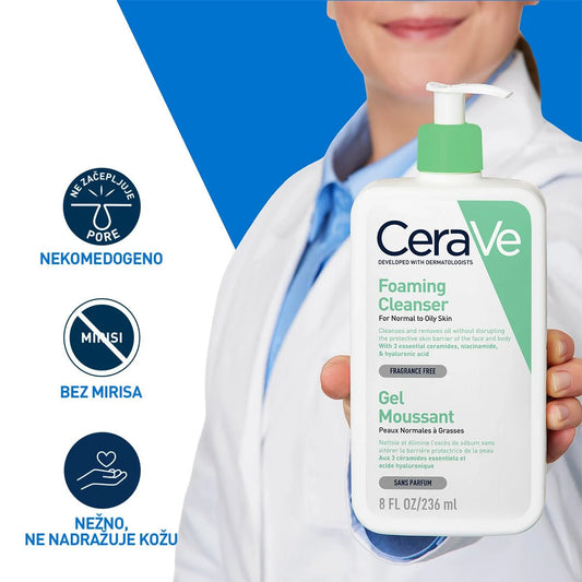 CeraVe Penušavi gel za čišćenje 236ml