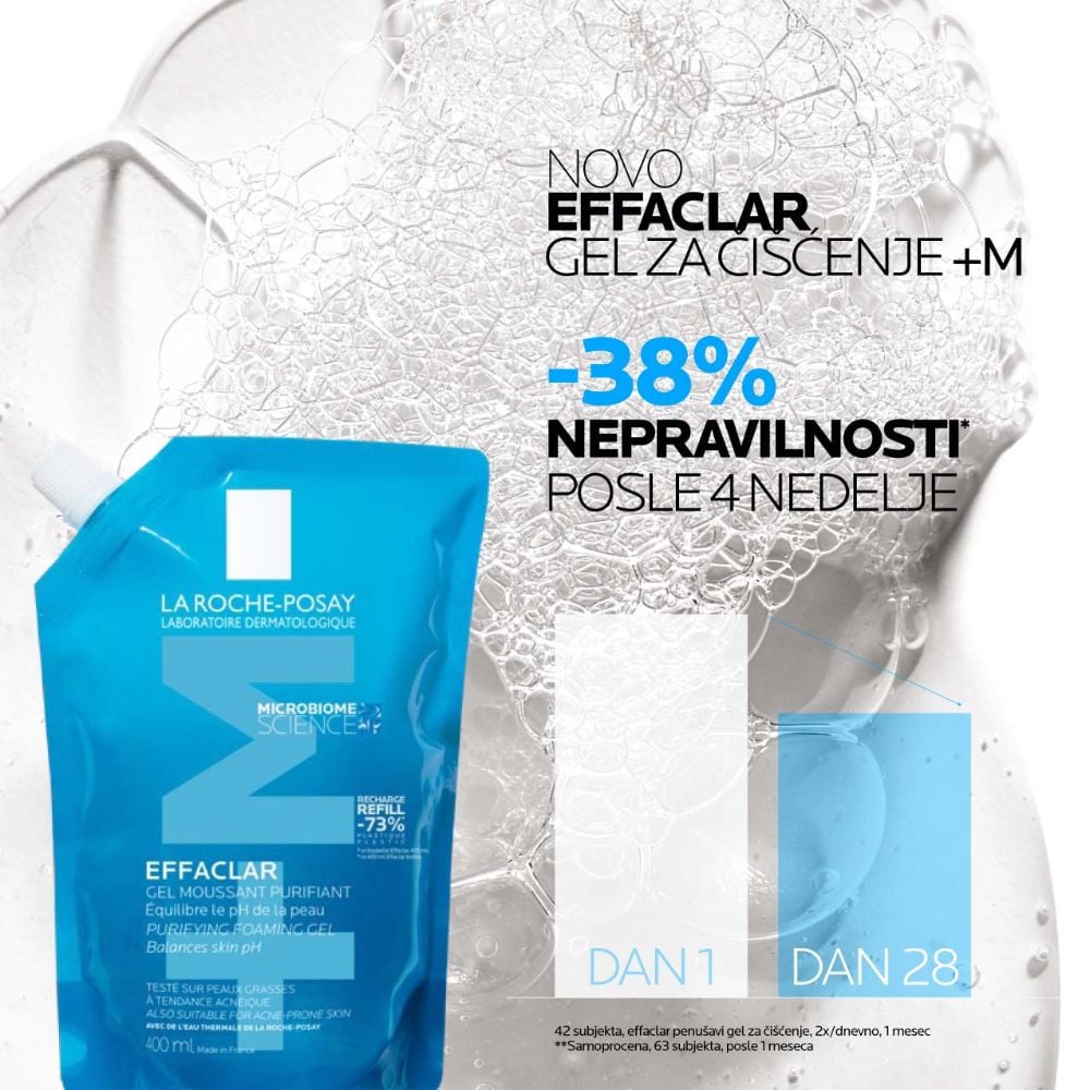 La Roche-Posay effaclar gel moussant purifiant Refill