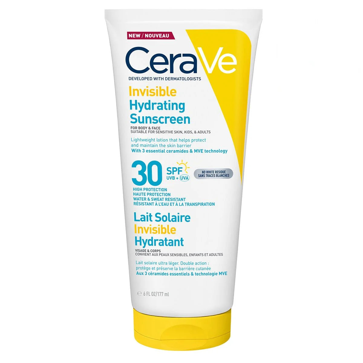 CeraVe Nevidljivi losion za zaštitu od sunca, SPF 30, visoka zaštita