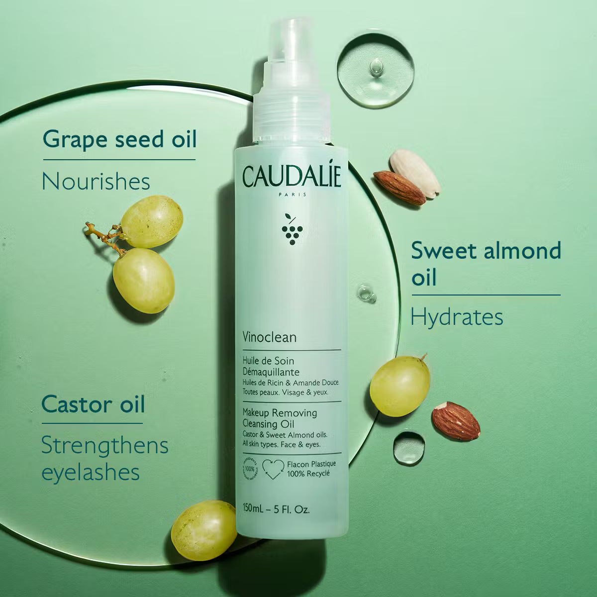 Caudalie Vinoclean Make‑up Removing Cleansing Oil