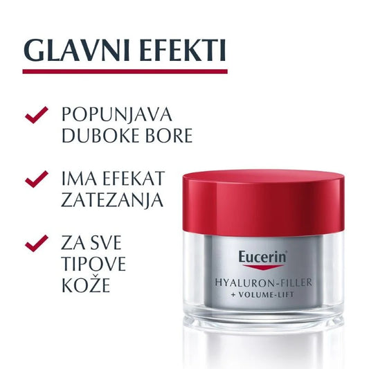 Eucerin Hyaluron-Filler + Volume-Lift Noćna krema 50ml