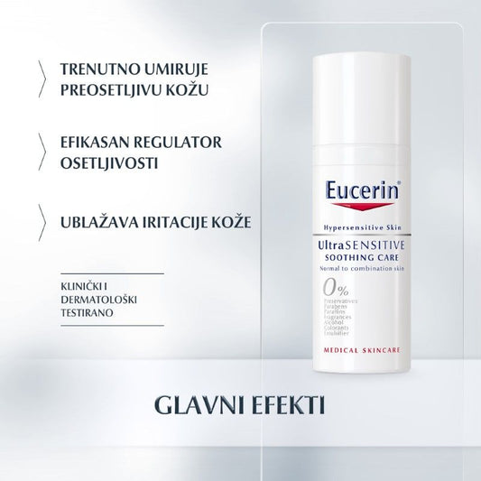 Eucerin UltraSENSITIVE Fluid za normalnu i mešovitu kožu lica 50ml