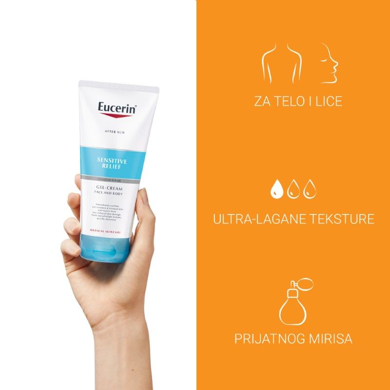 Eucerin Umirujući gel-krem za osetljivu kožu posle sunčanja 200ml