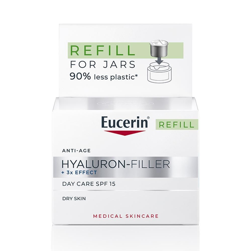 Eucerin Hyaluron-Filler Dnevna krema za suvu kožu SPF15 Refill, 50ml