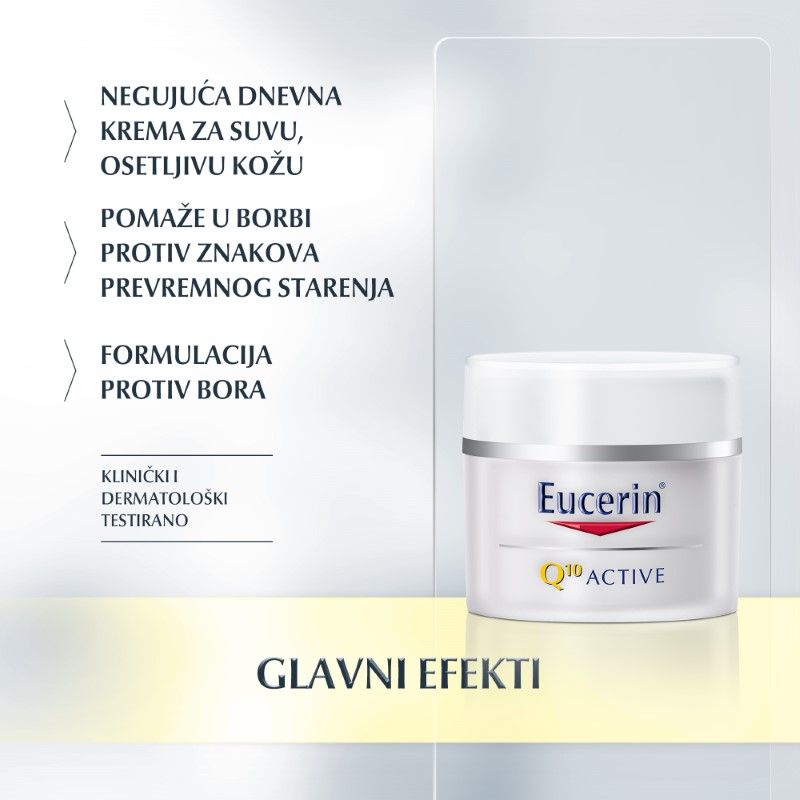 Eucerin Q10 ACTIVE Dnevna krema za suvu kožu 50ml