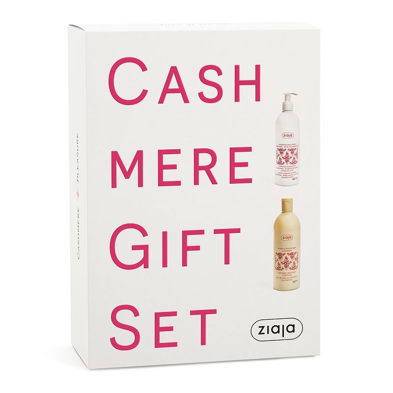 Ziaja kašmir poklon set (gel za tuširanje 500ml+losion 400ml)