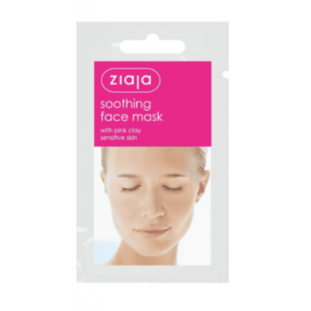 Ziaja Umirujuća Maska Za Lice Sa Ružičastom Glinom