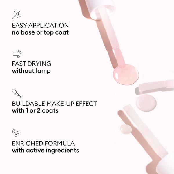 Manucurist Active™ Blur, lak-nega sa blur efektom (Powder Pink) 15 ml