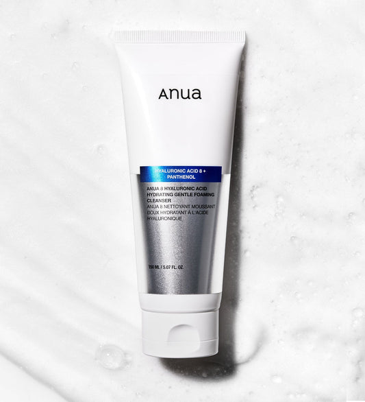 Anua 8 Hyaluronic Acid Hydrating Gentle Foaming Cleanser