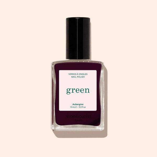 Manucurist Green™ lak za nokte 15 ml – Aubergine