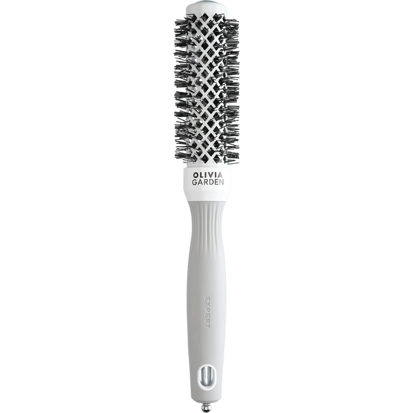 Olivia Garden Expert Blowout Shine White & Grey 25 mm