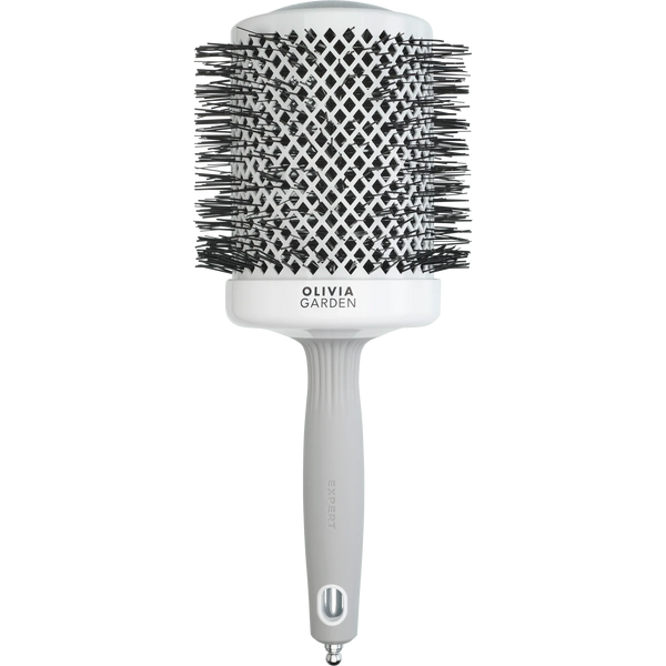 Olivia Garden Expert Blowout Shine White & Grey 80 mm