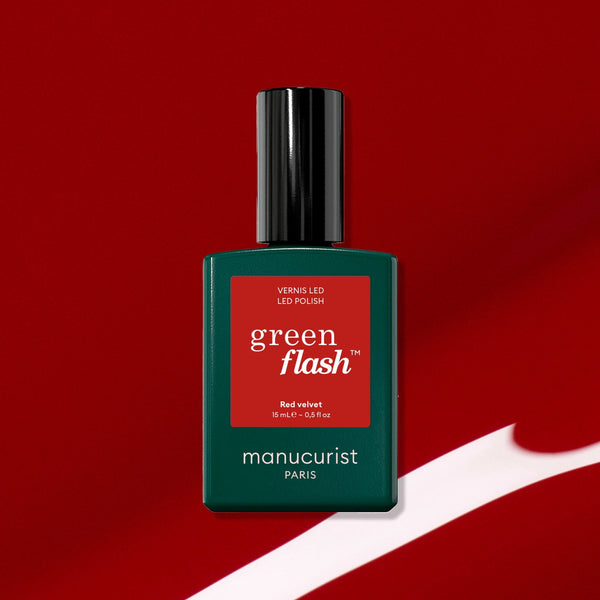 Manucurist Green Flash™ LED gel lak za nokte 15 ml – Red Velvet
