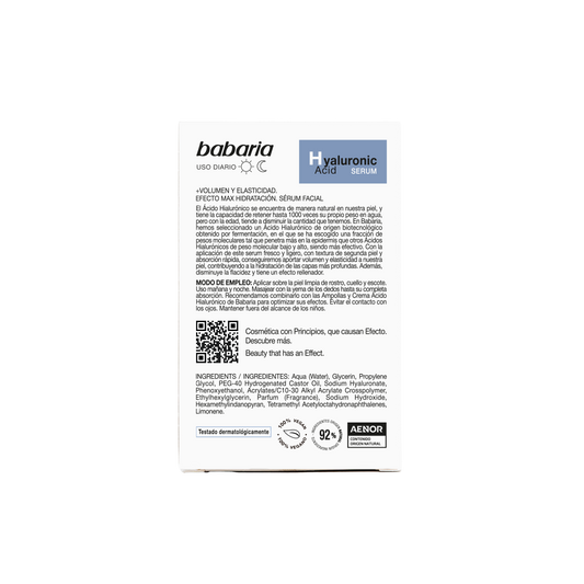 Babaria Hyaluronic Acid Serum za Lice