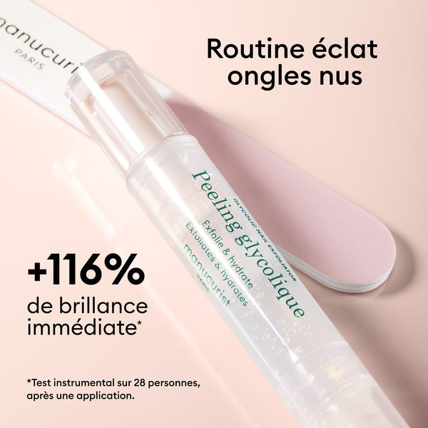 Manucurist Glossy Booster Duo (piling + polirer za nokte)