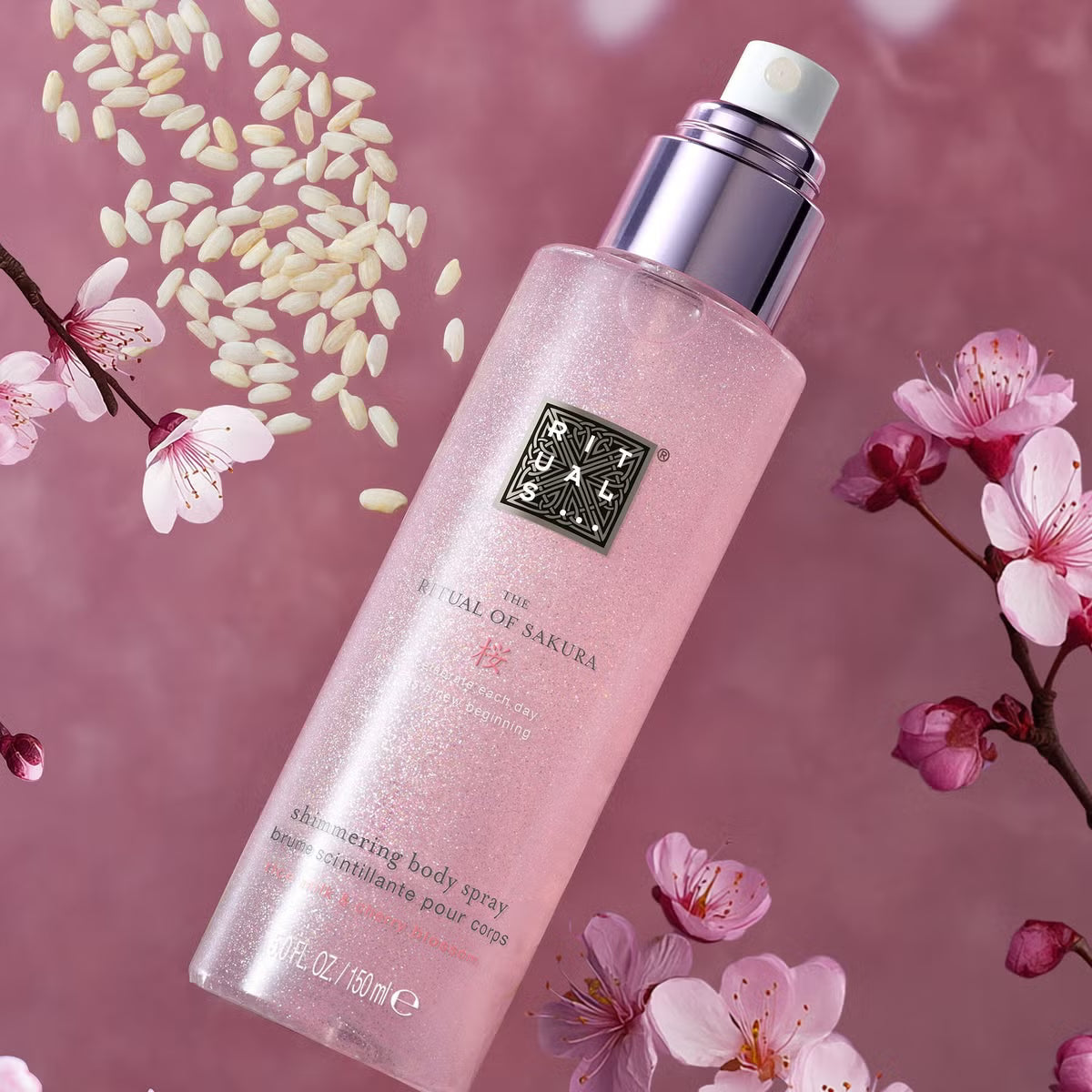 The Ritual of Sakura Shimmering Body Spray 150ml
