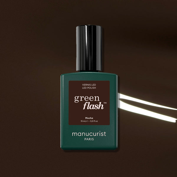 Manucurist Green Flash™ LED gel lak za nokte 15 ml – Mocha