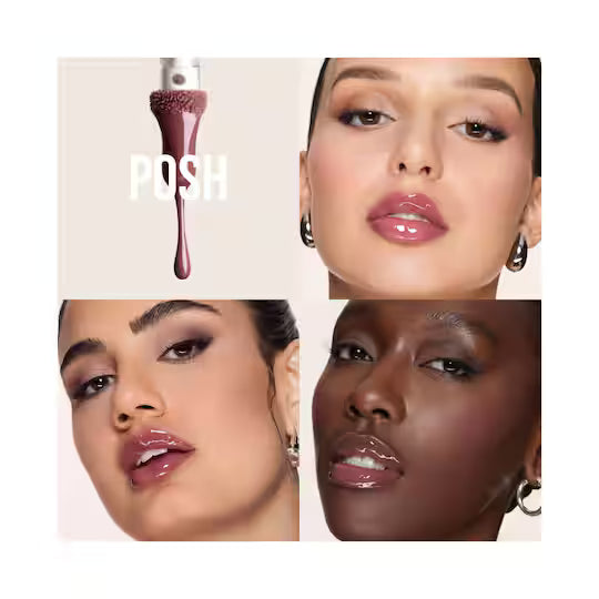 Huda Beauty Faux Filler Extra Shine Lip Gloss - Posh