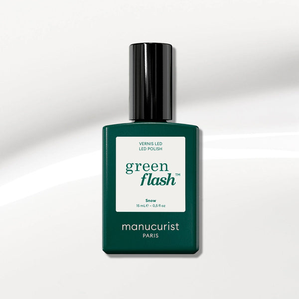 Manucurist Green Flash™ LED gel lak za nokte 15 ml – Snow