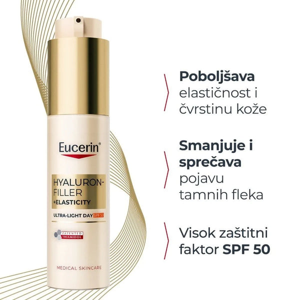 Eucerin Hyaluron-Filler + Elasticity dnevna krema SPF50 (50 ml)