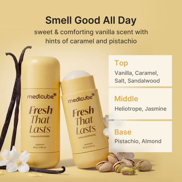 Medicube Kojic Acid Brightening Deodorant Vanilla & Pistachio 80g