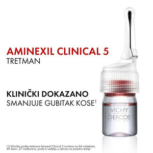 Vichy Dercos Aminexil Clinical 5 tretman protiv opadanja kose za žene