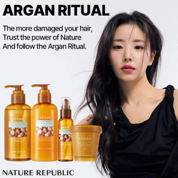 Nature Republic Argan Essential Moisture Repairing Shampoo 300ml