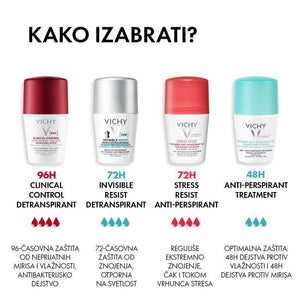 Vichy Clinical Control 96H roll-on dezodorans