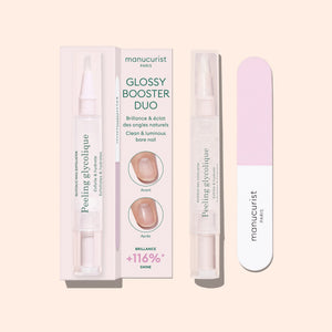 Manucurist Glossy Booster Duo (piling + polirer za nokte)