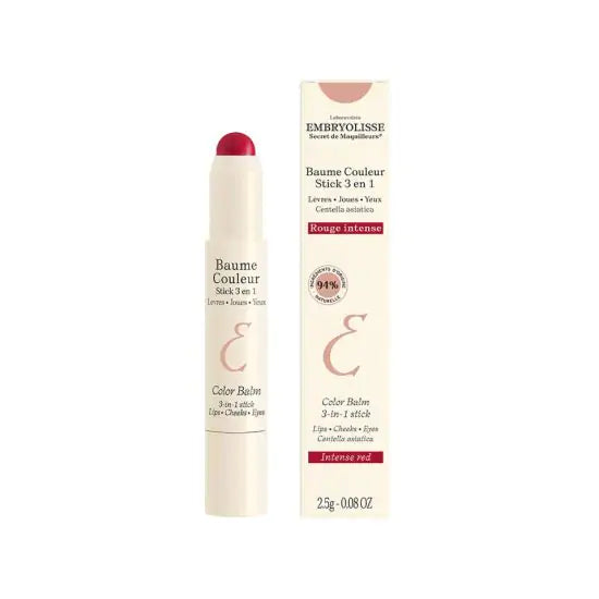 Embryolisse Balzam u stiku 3u1 - Intenzivno crvena, 2,5g