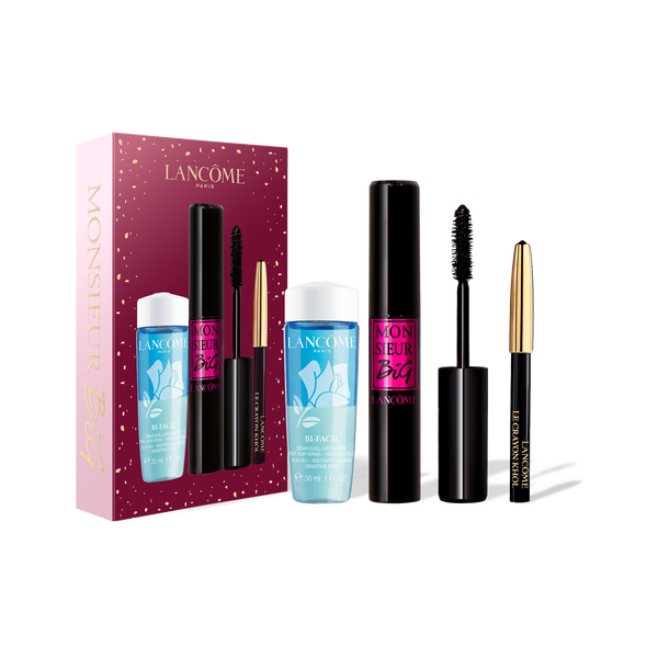 Lancôme Monsieur Big poklon set (maskara 10 ml + olovka za oči 0.7 g + sredstvo za skidanje šminke 30 ml)