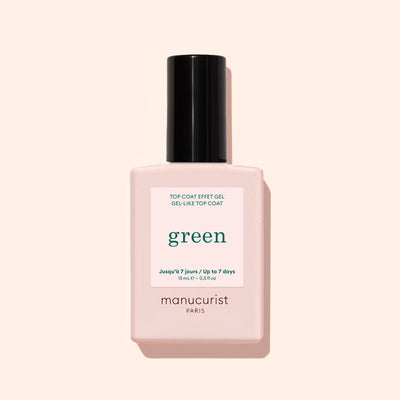 Manucurist Green™ Top Coat Sunshine, gel efekat 15 ml