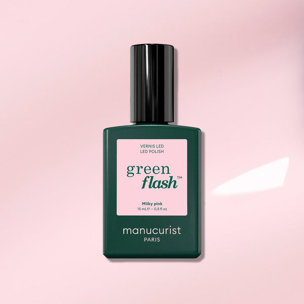 Manucurist Green Flash™ LED gel lak za nokte 15 ml – Milky Pink