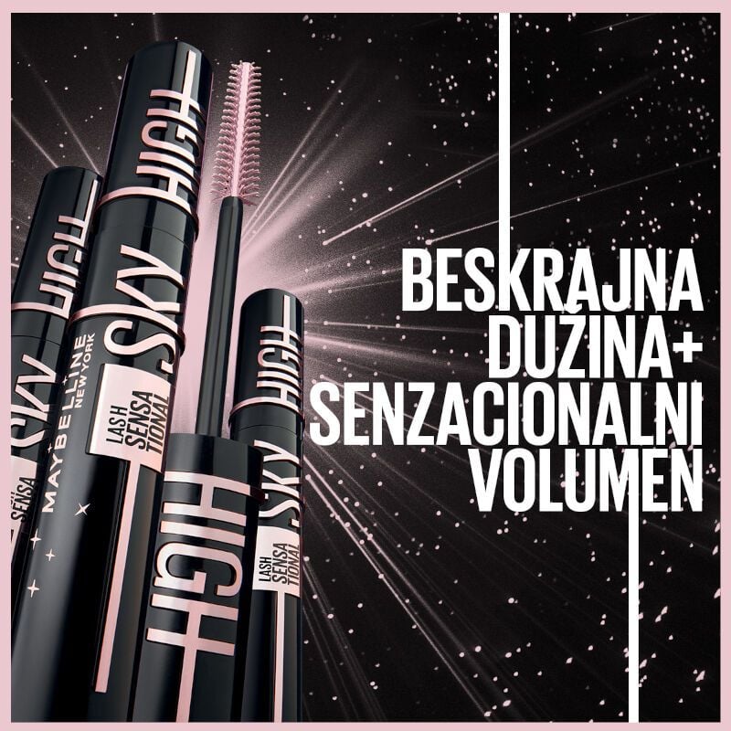 Maybelline New York Lash Sensational Sky High Cosmic Black maskara