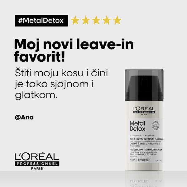 L'Oréal Professionnel Metal Detox zaštitna krema za kosu 100ml