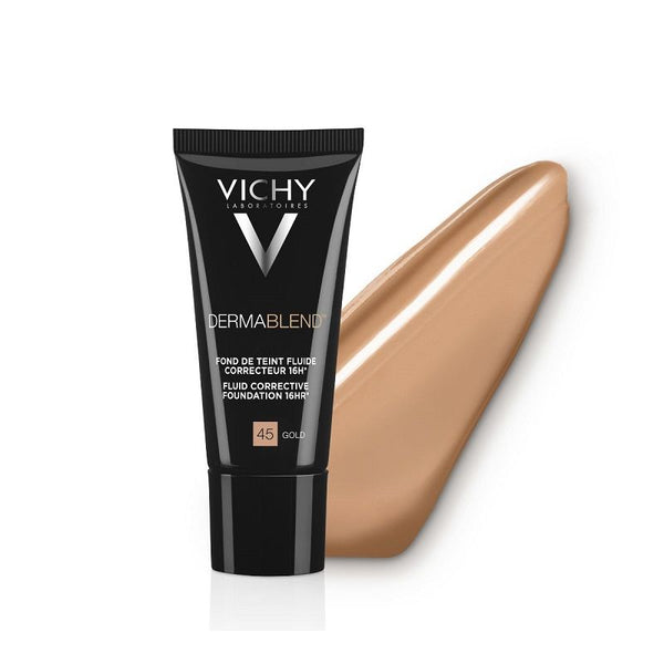 Vichy Dermablend Corrector Tečni korektivni puder SPF 35, 30 ml, 45 Gold