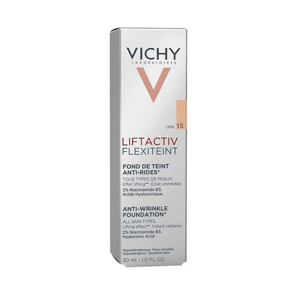Liftactiv Flexiteint Tečni puder protiv bora SPF 20, za sve tipove kože, 30 ml, 15 Opal
