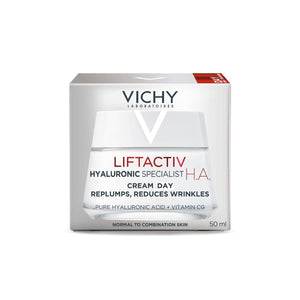 Vichy Liftactiv hyaluronic specialist h.a. Dnevna nega za korekciju bora i čvrstine kože, normalna do mešovita koža 50 ml