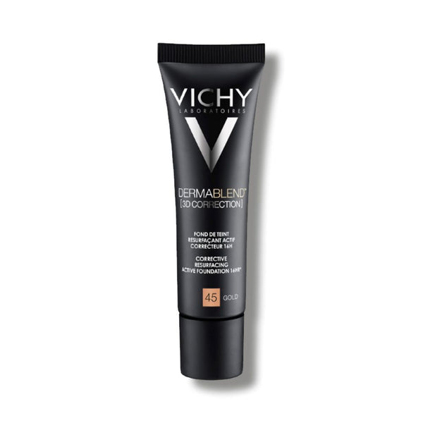 Vichy dermablend 3d korektivni puder za masnu kožu, 45 Gold