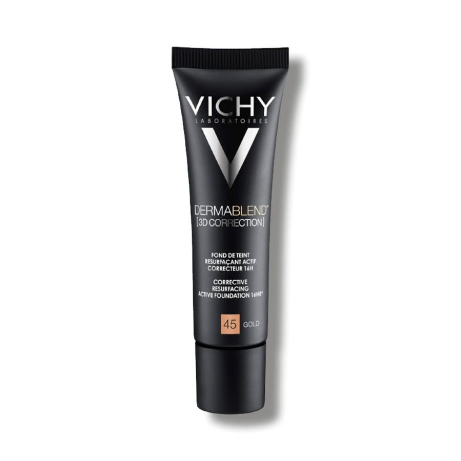 Vichy dermablend 3d korektivni puder za masnu kožu, 45 Gold