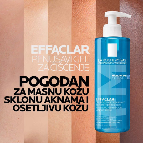 La Roche-Posay EFFACLAR Penušavi gel za čišćenje