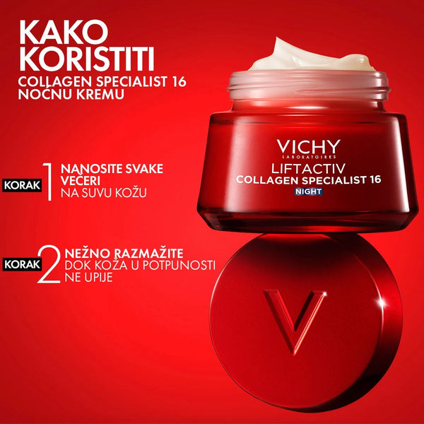 Vichy liftactiv collagen sliftactiv collagen specialist 16 noćna krema, 50ml