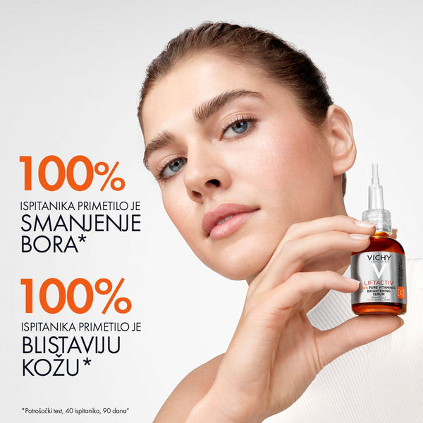 Vichy liftactiv Vitamin C Serum za blistaviju kožu sa 16 % čistog vitamina C, 20ml