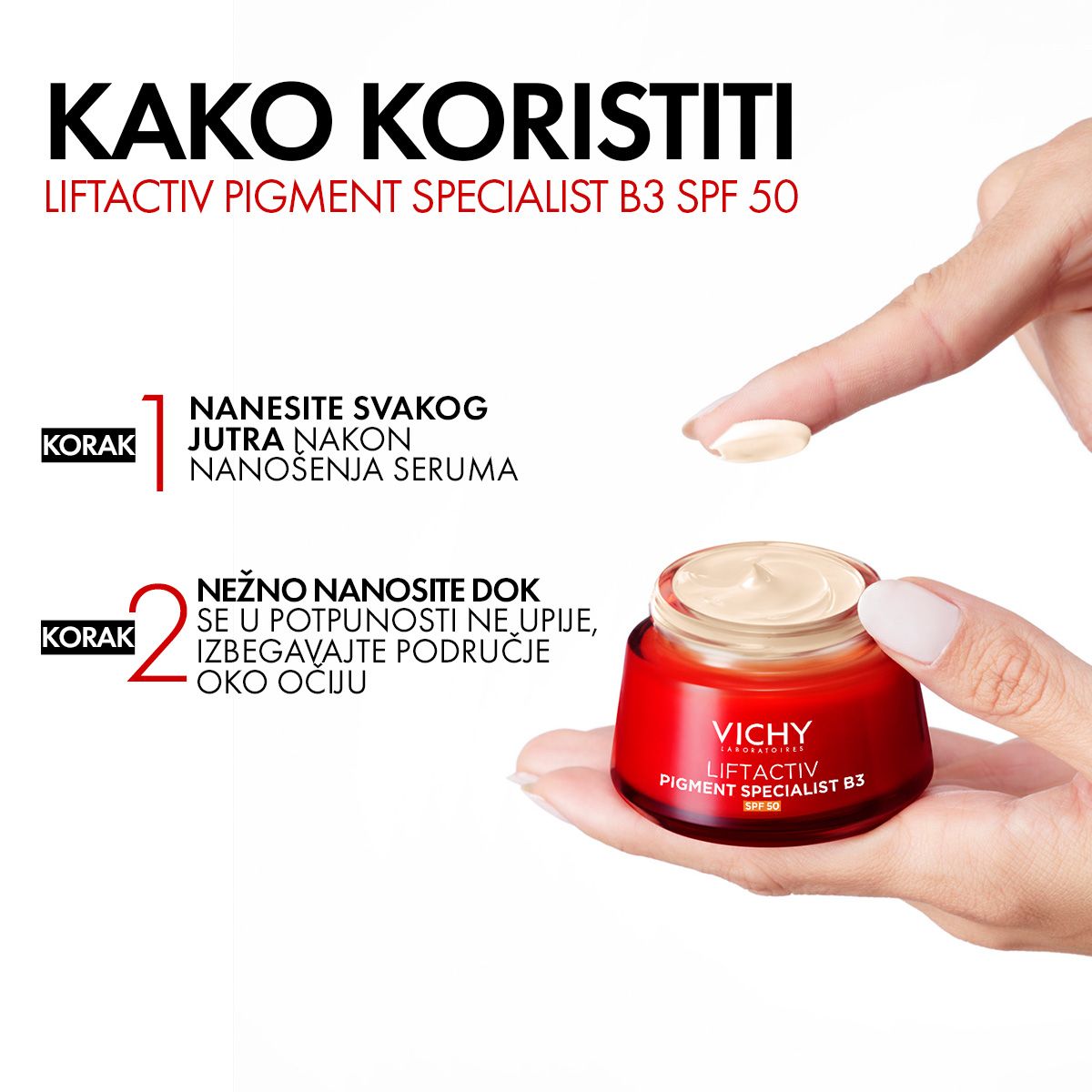 Vichy Liftactiv B3 krema protiv hiperpigmentacijskih fleka i bora SPF 50, 50ml