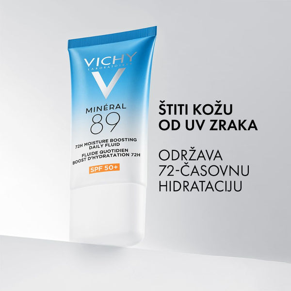 Vichy Mineral 89 Dnevni hidratantni fluid za lice, SPF50+, 50ml