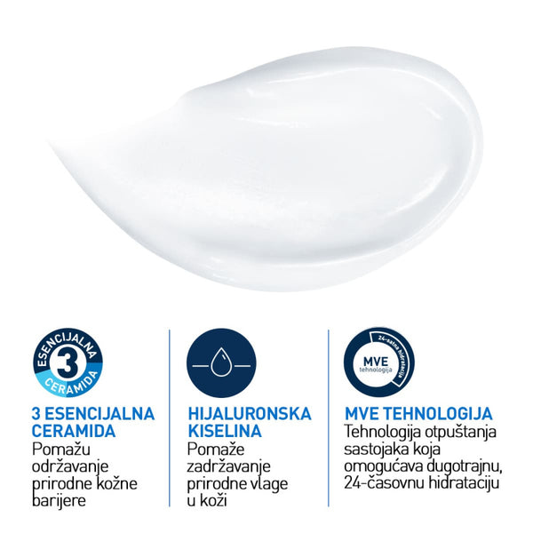 CeraVe Hidratantna krema za suvu do vrlo suvu kožu - refill 454g