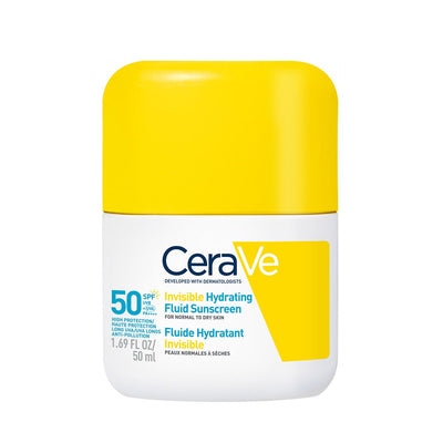 CeraVe Nevidljivi hidratantni fluid za zaštitu od sunca, SPF 50, visoka zaštita